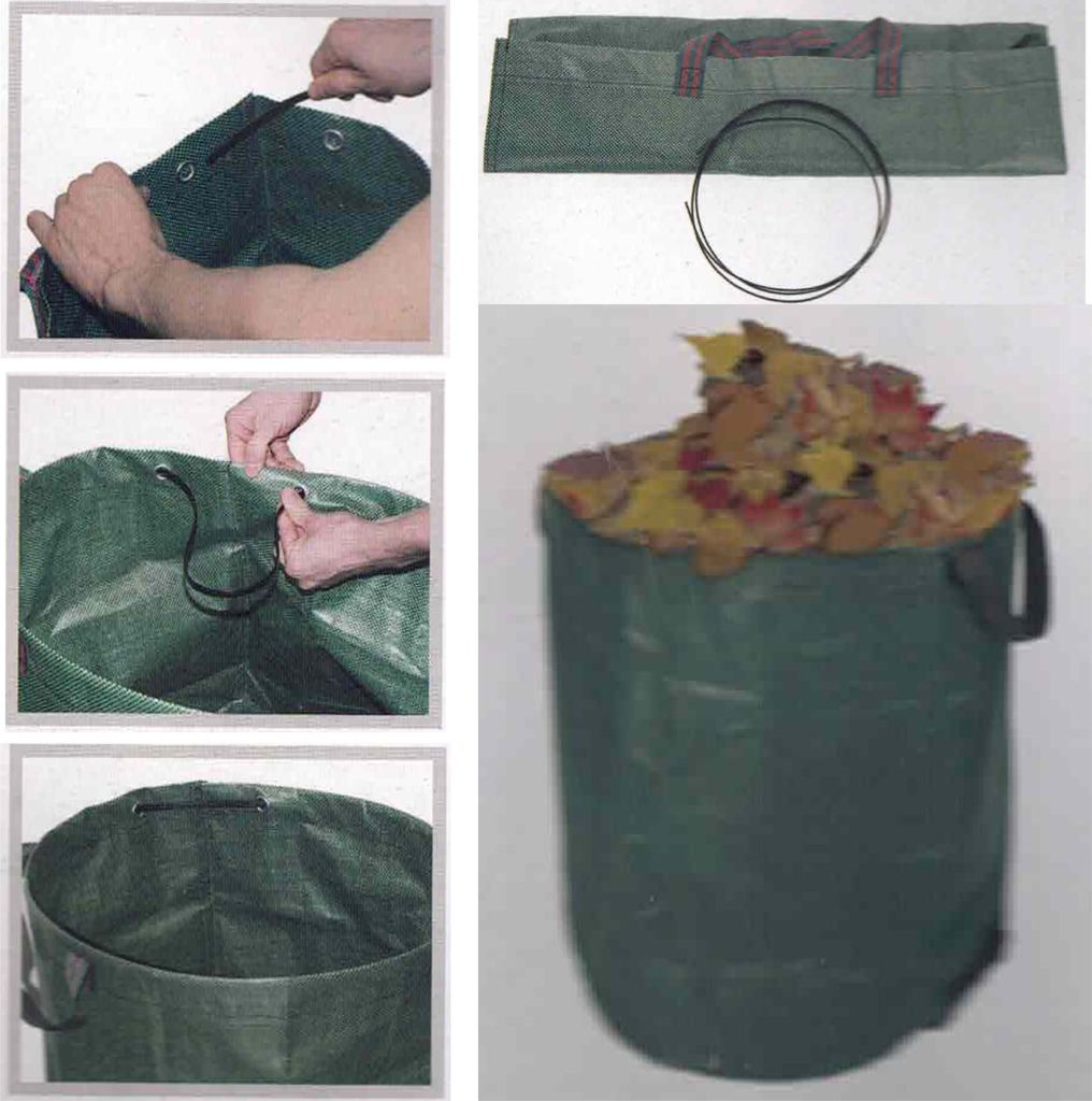 125-Liter Garten Abfallbeutel – Reißfest & Wiederverwendbar für Garten- und Grünabfälle